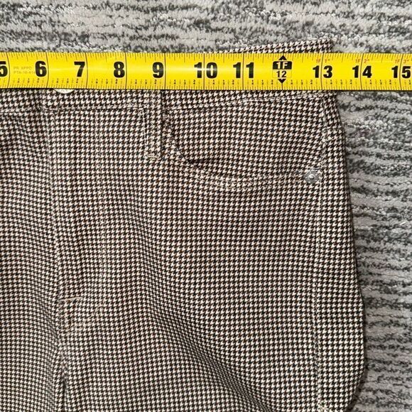 New Frame Le Crop Flare Houndstooth Stretch Jeans Size 26 - Picture 9 of 16